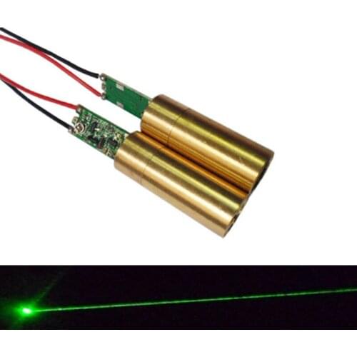532nm 3V green laser head laser tube positioning light laser gloves module chamber punctate green laser module 50mw