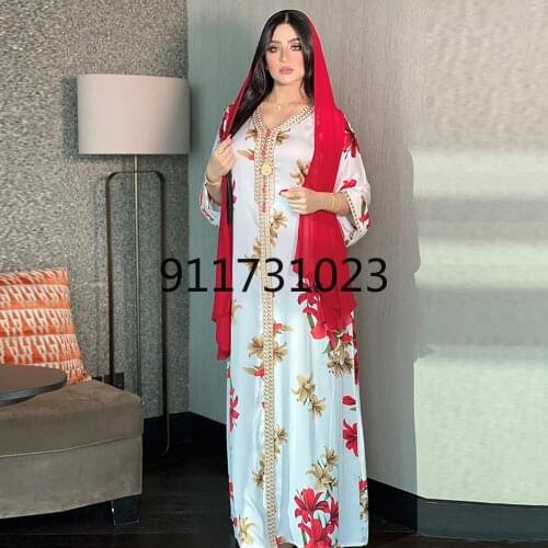 Women Abaya Dubai Turkey Muslim Hijab Dress 2021 Elegant Evening Gowns Long Sleeve Kimono Robe vestidos arabes para mujeres