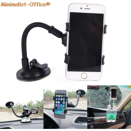 1pcs Car Phone Holder Universal 360 Degree Flexible Dashboard Windshield GPS Mount Desk Table Cell Mobile Phone Holder Stand