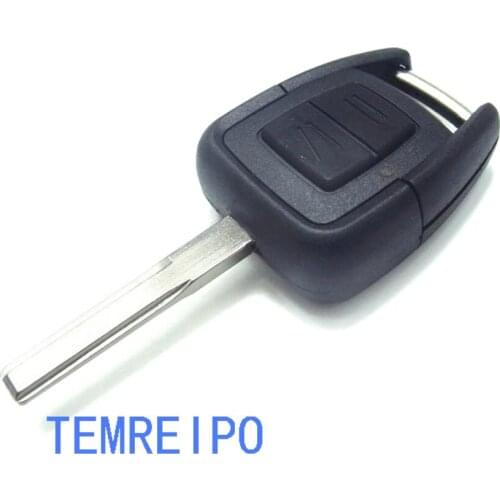 10pcs/lot replacement Remote Key Shell fit for Opel Vauxhall Vectra Astra Zafira Replace 3 Button Case uncut blade with groove