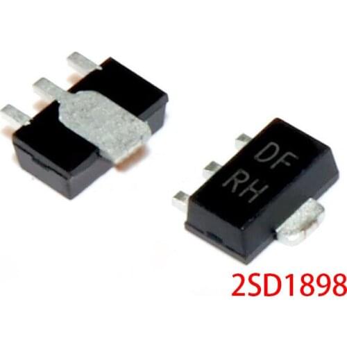 20pcs 2SD1898 SOT-89 2SD1898T100R SOT89 D1898 SOT SMD DF transistor NPN transistor