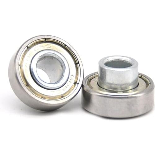 608 Non-Standard Bearing ABEC-1 ( 4 PCS ) 8x22x8x12x14 mm Protruding On One Side For Stroller Pram Wheel 608 Bearings