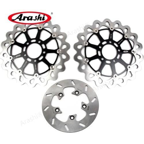 Arashi 1 Set For SUZUKI GSX R 750 1996 - 2003 CNC Front Rear Brake Disc Rotors GSXR GSX-R750 GSX750R 1997 1998 1999 2000 2001