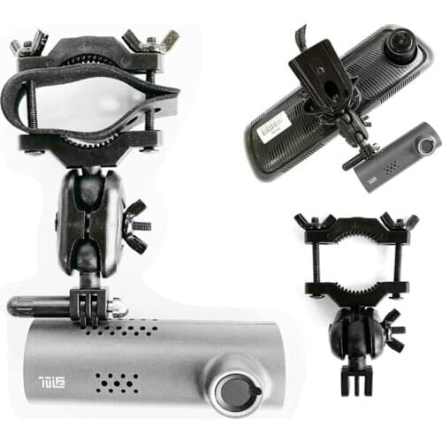 Car Rearview Mirror Driving Recorder Bracket Holder For xiaomi original 70mai 1S Cam Mount 360 Degree Rotating Support Holder