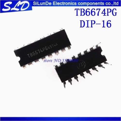 Free Shipping 50pcs/lot TB6674PG DIP-16 TB6674 DIP new and original In Stock