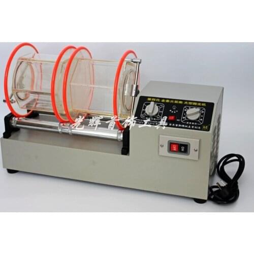 Free Shipping Goldsmith Machine Tools 11kg Capacity Rotary Tumbler 2 Barrels Gold Polishing Machine