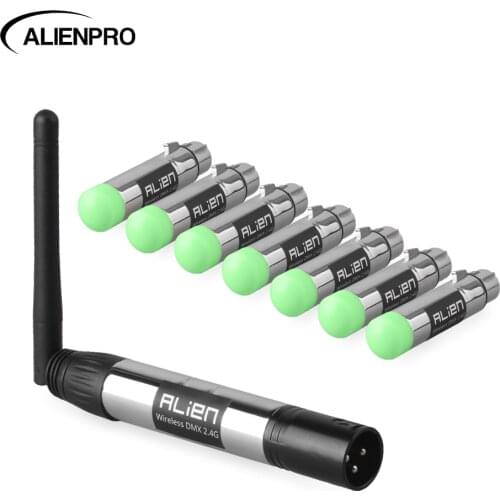 ALIEN DMX 512 Dfi DJ Disco 2.4Ghz Wireless Transmitter Receiver 400M Controller for Party Music Club DMX LED Stage Laser Lights