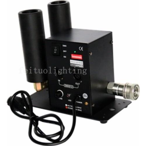 Safety Double Tube CO2 Jet Smoke Machine for Stage Special Effects Fog Smoke Machine For DJ Disco Bar Party Wedding Effect
