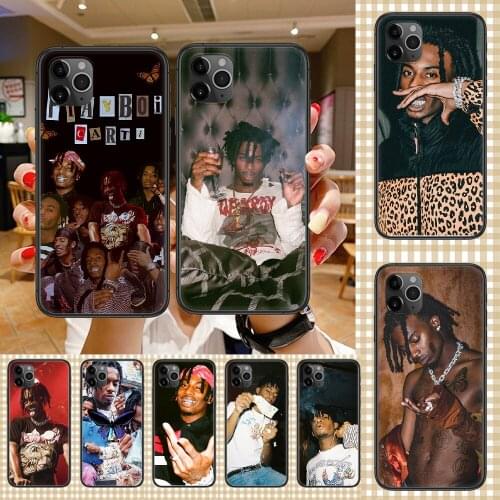 Rapper Playboi Carti Phone Case Cover Hull For iphone 5 5s se 2 6 6s 7 8 12 mini plus X XS XR 11 PRO MAX black soft bumper trend