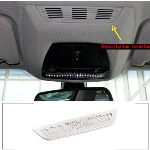 For 2009-2014 BMW 7 Series F01 F02 F03 F04 roof microphone grille/reading light rear decorative grille alloy auto parts