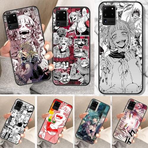 Himiko Toga Anime Phone case For Samsung Galaxy Note 4 8 9 10 20 S8 S9 S10 S10E S20 Plus UITRA Ultra black soft waterproof 3D