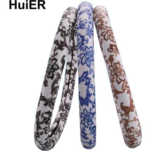 HuiER Classical Porcelain Leather Car Steering Wheel Covers 3 Colors Universal For 37-38CM Steering-wheel covers Free Shipping