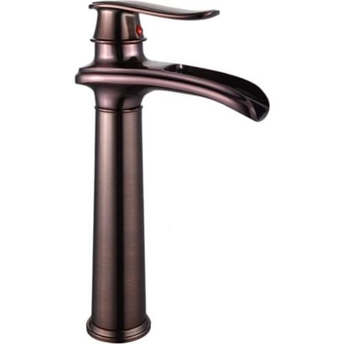 Bathroom Sink Faucet Basin Faucet Retro Black Faucet Taps Single Handle Hole Deck Vintage Wash Hot Cold Mixer Tap Crane