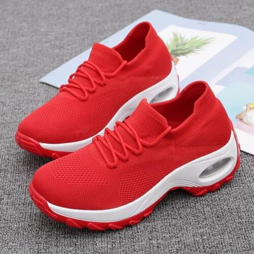 Mesh breathable platform shoes woman sneakers 2021 new walking casual outdoor sneakers women shoes air cushion tenis feminino