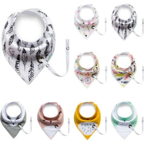 Baby Boy Girl Pinafore Saliva Towel Cotton Cute e Towels Bandana Bibs Dribble e Kids Head Scarf Keep Clothes Clean