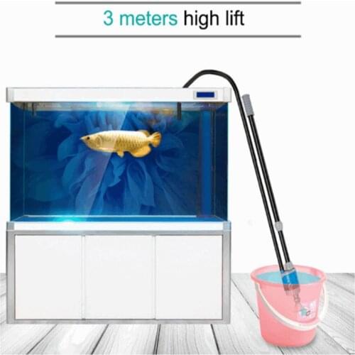 110v220v 20W Automatic Aquarium Water Changer Pump for Fish Tank Gravel Cleaner Cleaning Tool Sand Washer Filter Siphon Safe 12V