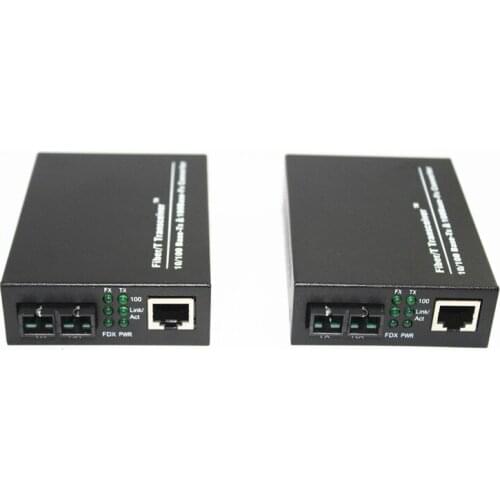 Manufacturer Pricing Fiber Optical Transceiver Fiber Optic Media Converter 20KM 40KM optical transceiver 100MB Pair price