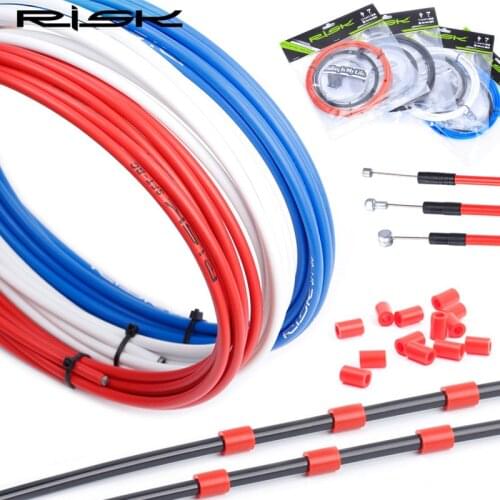 Risk Basic Bike Brake/Shift Cable&Housing Group SetsFor MTB Road Bicycle Shift Gear Derailleur/Brake kits Wire Tube Line Hose