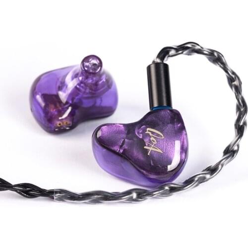 QOA Original Pink Lady 2BA+1DD Hybrid DriverIn Ear Earphone HIFI DJ Monitor Earphone Earbuds Headset With 2Pin Detachable Cable