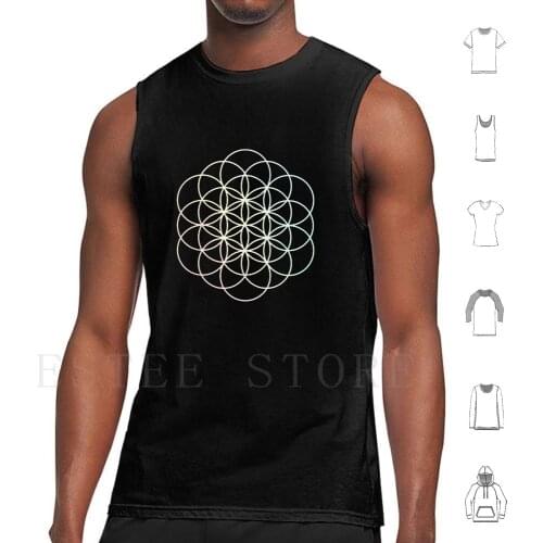 Pastel Rainbow Flower Of Life Tank Tops Vest Sleeveless Pastel Rainbow Flower Flower Of Life Life Living Happiness Happy