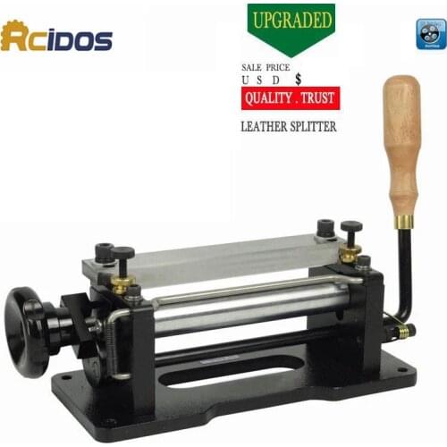 ER806 6" inch Manual leather skiver,RCIDOS leather peel tools,DIY shovel skin Machine,leather splitter,plastic knife , cutter