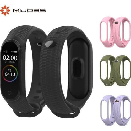 Silicone Wrist Strap for Xiaomi Mi Band 4 Accessories Mi Band 3 Smart Watch Bracelet Band 3 Sport Wristbands Mi Band 4 Band