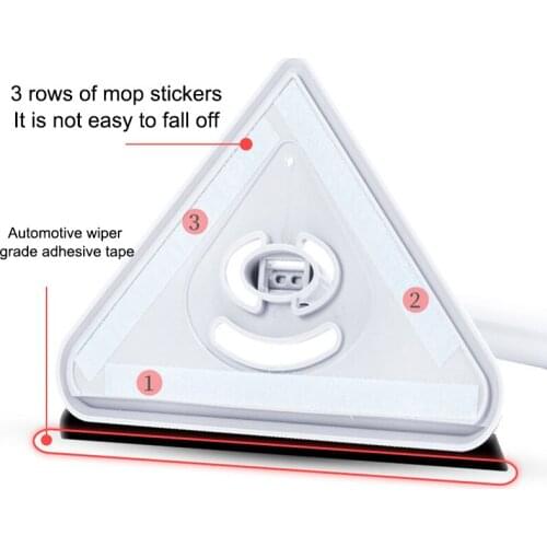 Triangles Lazy Cleaning Mop Adjustable 360 Degree Rotatable Telescopic Rod Mop For Clean Roofs Walls Cars Corners JA55