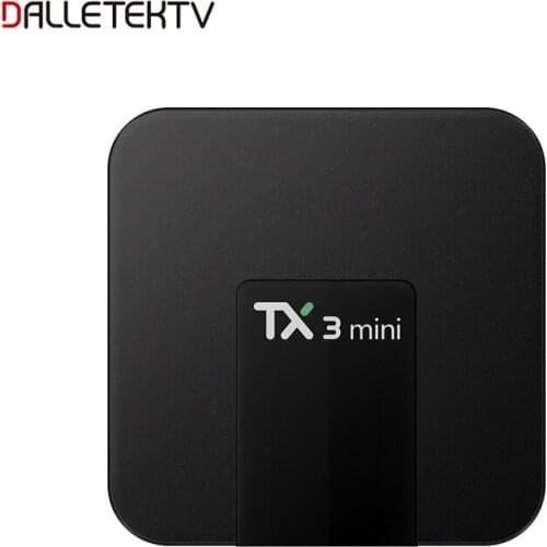 Tx3 Mini Android 7.1 Smart Tv Box 1G/8G 2G 16G Amlogic S905W Quad Core H.265 2.4Ghz Wifi 100M LAN Media Player Set Top Tv Box 4K