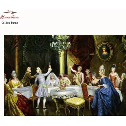 Golden Panno Home Decoration DIY 5D Diamond Embroidery religious Cross Stitch kits Resin Hobby Craft picture by rhinestones 07