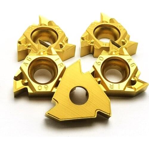 10PCS MMT 16ER AG60-S UE6020 carbide inserts Thread Turning tool cutting tool Lathe Tools Milling cutter CNC tool 16ERAG60-S