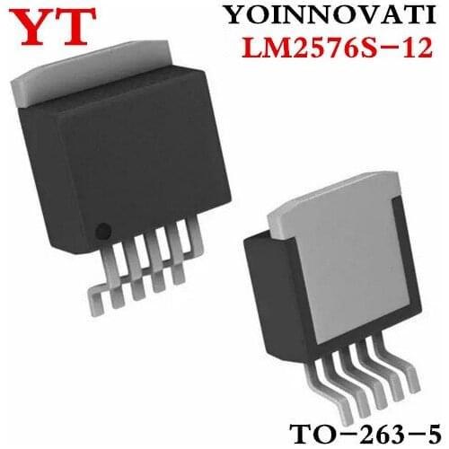 100pcs/lot LM2576S-12 LM2576S TO263-5 IC