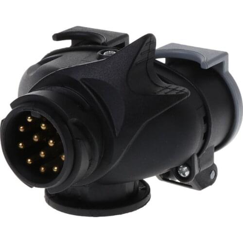 13 Pin Plug to 12N / 12S 7 pin Sockets Caravan Towing Conversion Trailer Wiring Connector 12V 270E