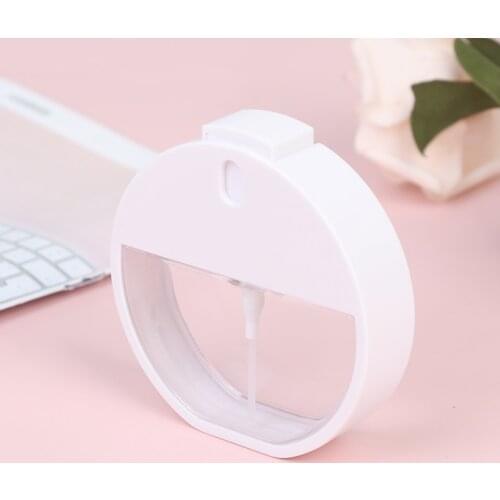 30ML Card Round Shape Perfume Spray Refillable Empty Bottle Flat Type Atomizer