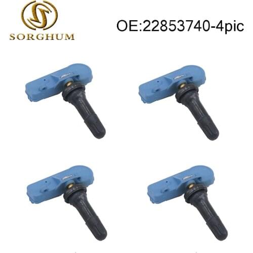 4PCS Tire Pressure Monitor Sensor Systems TPMS 22853740 20922901 Fit For Opel Mokka Antara GMC Chevy Cadillac Buick 433MHZ