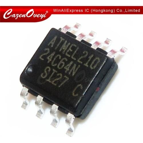 5pcs/lot AT24C64N AT24C64N-SU27 24C64RP 24C64WP 24C64 ST24C64WP SOP-8 In Stock