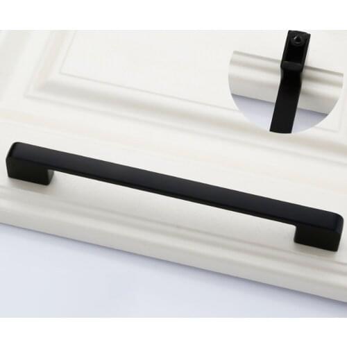 Cabinet Pull Black Handle Drawer Handle Cabinet Hardware Handle Pull Cabinet Furniture Pull Door Auxiliary Handle Cabinet Drawer