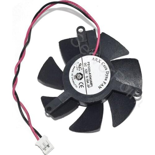 For ARX FS1250-A1042A6FL DC 12V 0.19A 2-Wire Server Round Fan