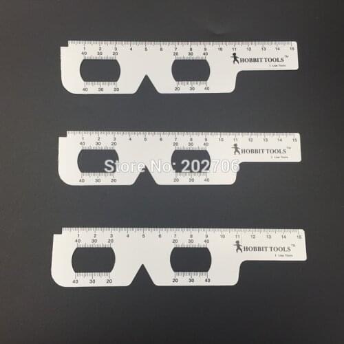 Hot Sale 50 Pieces/Lot New Optical PD Ruler in measuring instrument pupil distance ruler