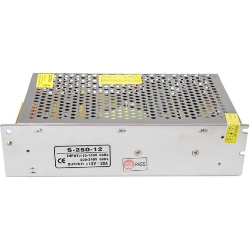 Geeetech S-250-12 12V 20A DC Power Supply for 3D Printer Prusa Reprap