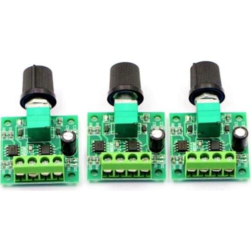 3 Pieces 1.8V 3V 5V 6V 12V 2A 30W Low Voltage DC Motor Speed Controller PWM 1803BK 1803B Adjustable Drive Switch CNIM Hot