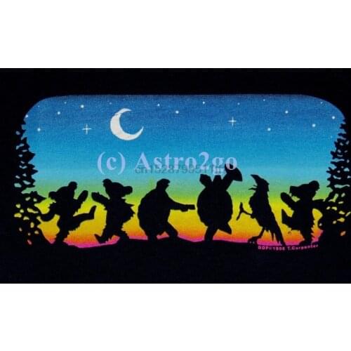 Moondance-Grateful Dead Co. Night Animals Crow Terrapin Dancing Bears T Shirt 2019 Fashion Brand MenS Tops Street Wear T-Shirt