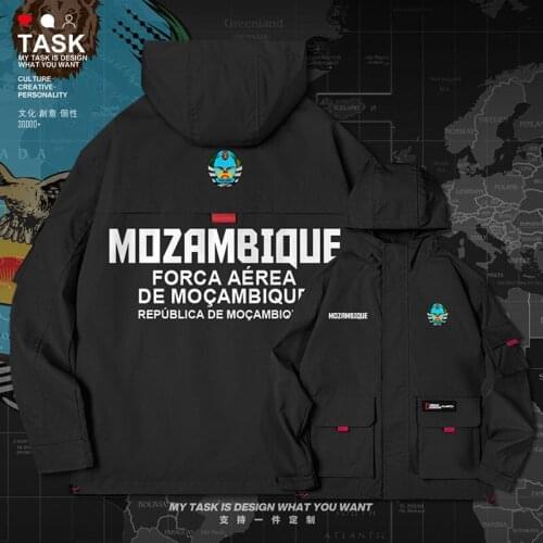 Mozambique MOZ Mozambican men jacket hooded air force logo army fan long sleeve fashion Tactical Military coat clothes autumn