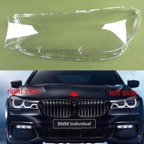 For BMW 7 Series G11 G12 730 740 760 2017 2018 Headlamp Cover Shade Headlamp Transparent Head Lamp Shade Cover Lens Shell