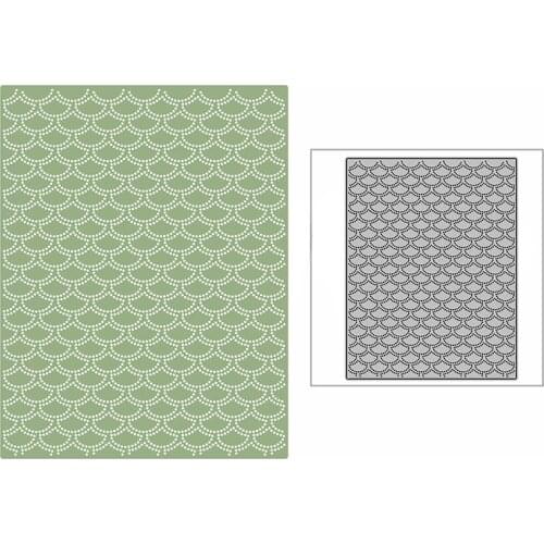 New Dotted Connected Arch Background Plate 2021 Metal Cutting Dies for DIY Scrapbooking and Card Making Embossing Craft No Stamp