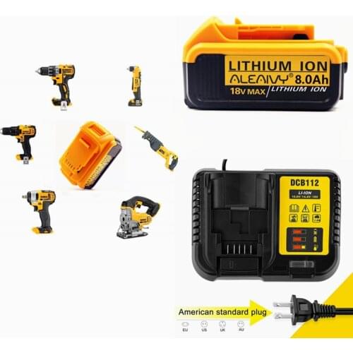 New Origin 20V 8.0Ah MAX XR Battery Power Tool Replacement for DeWalt DCB184 DCB181 DCB182 DCB200 DCB205 18Volt