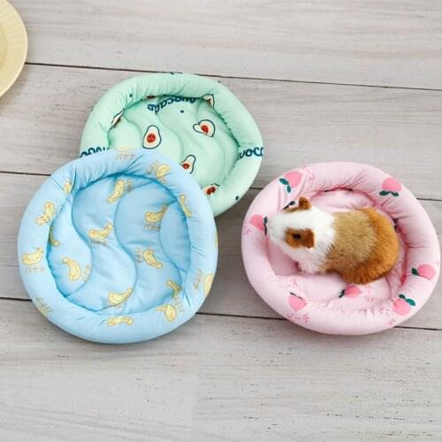 Pet Hamster Nest Pad Velvet Warm Pet Nest Arctic Cotton Cushion Hamster Cotton House Guinea Pig Cage Winter Warm bed