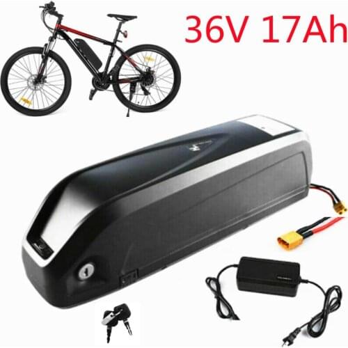 Genuine Electric Bike Battery Pack 48V 17Ah 36V 20Ah Cells Front Rear Hub / Mid Drive Bicycle Motor Kit with Charger XT60 Plug