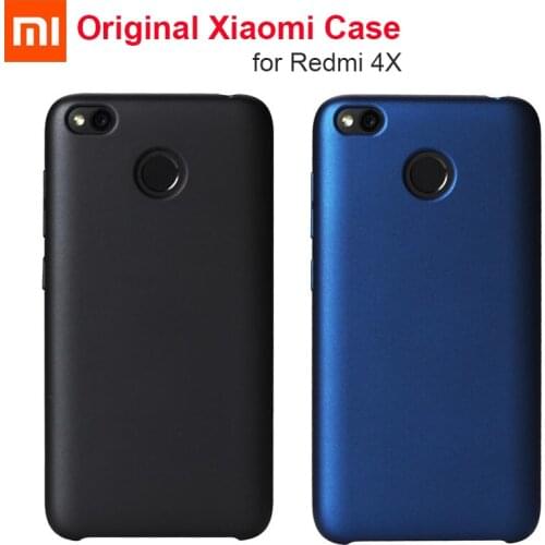 Original Xiaomi Redmi 4X Back case cover Velvet Fiber hard PC