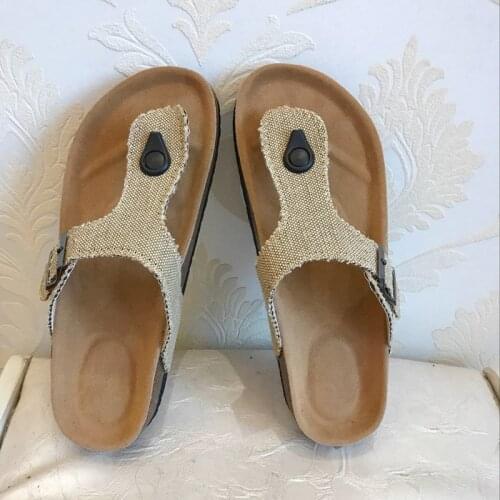 Womens/Men Summer Beach Flip Flops Casual Bright Diamond Bling Cork Slippers Ladies Open Toe Sandals Female Slides Couple Shoes