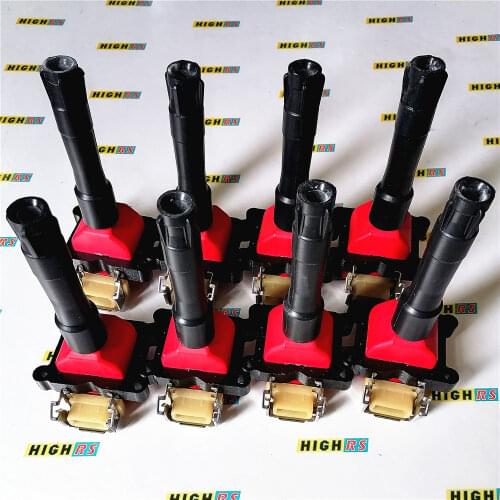 Fit BMW E36 E38 E30 E31 E32 E34 530i 530iT 540i ignition coil 740i 740iL 840Ci 3.0L 4.0L V8 12131727108 12131726177 performance